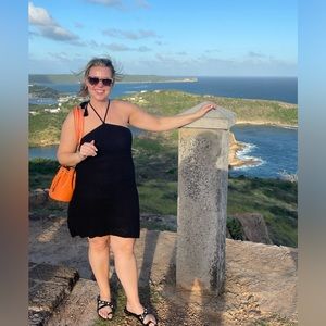 Old Navy Crochet Halter Dress